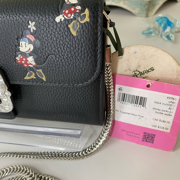 Kate Spade x Disney leather Minnie Mouse Crossbody - Picture 4 of 8